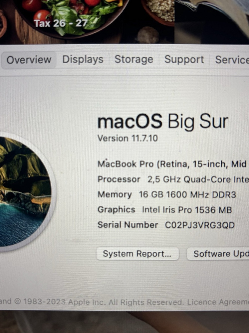 Macbook pro 2012